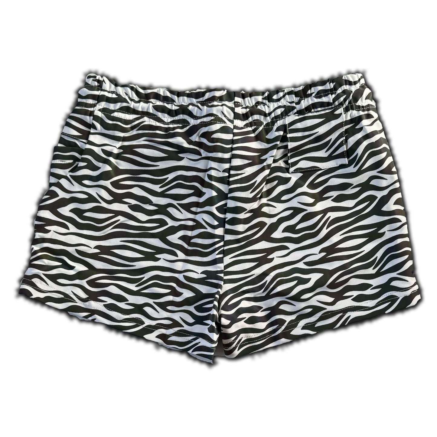 The Zaddy Shorts - Rainbow Reflective Zebra