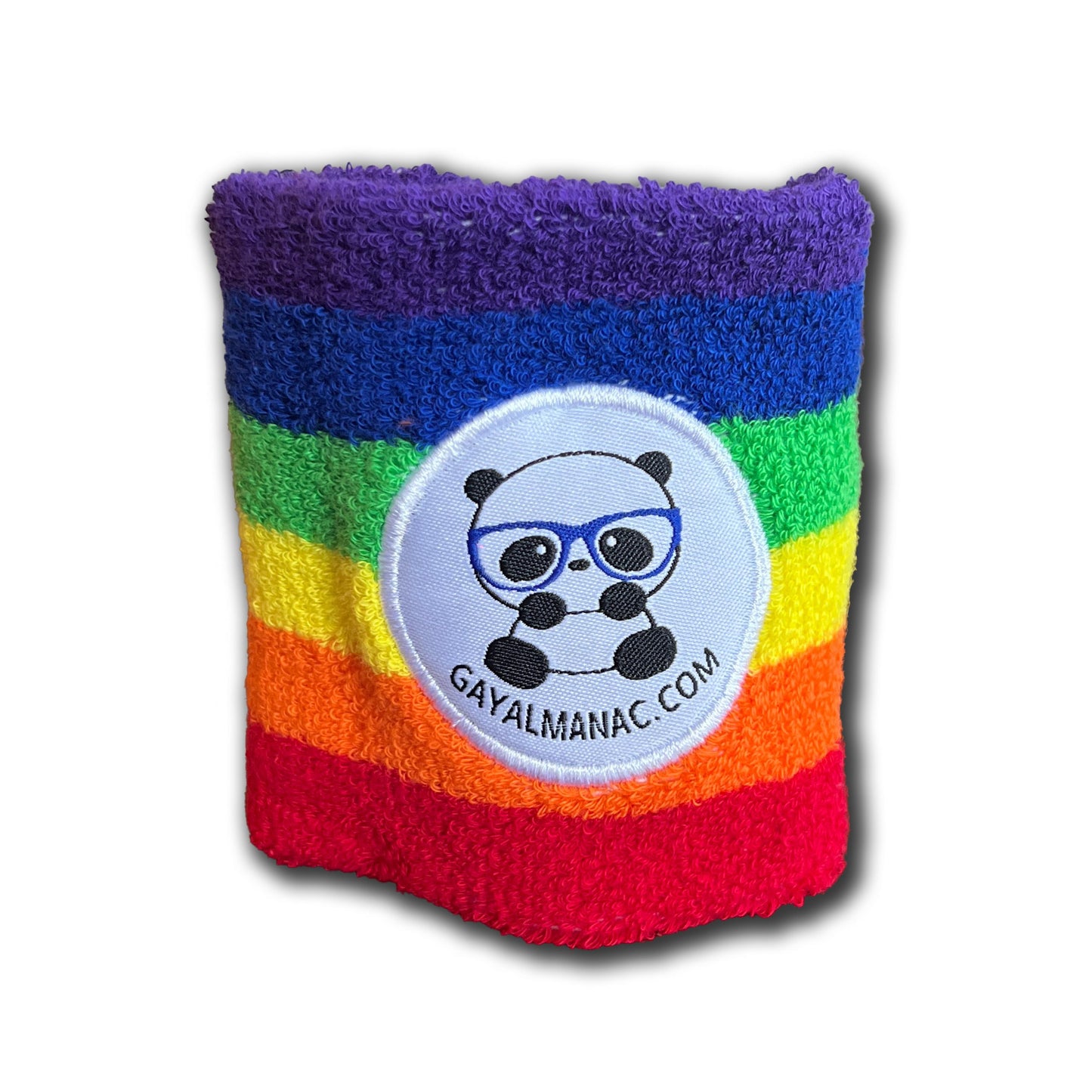 Panda Wrist Sweatband - Rainbow