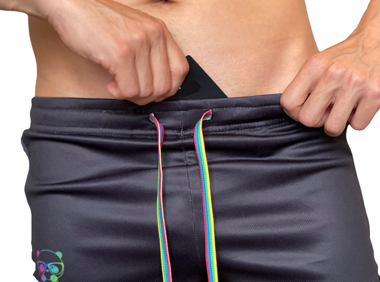 The "VPL" Party Shorts -Electric Pink Snakeskin