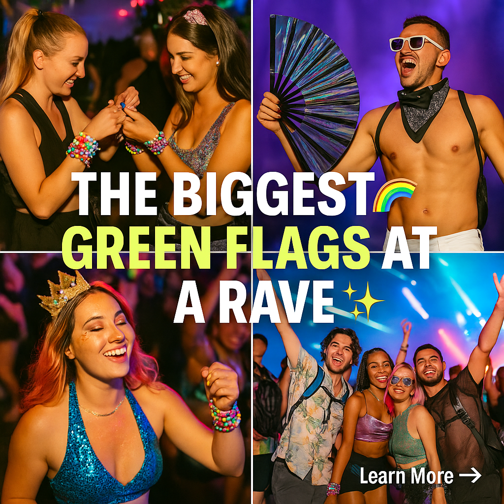 🌈✨  The Biggest GREEN Flags at a Festival