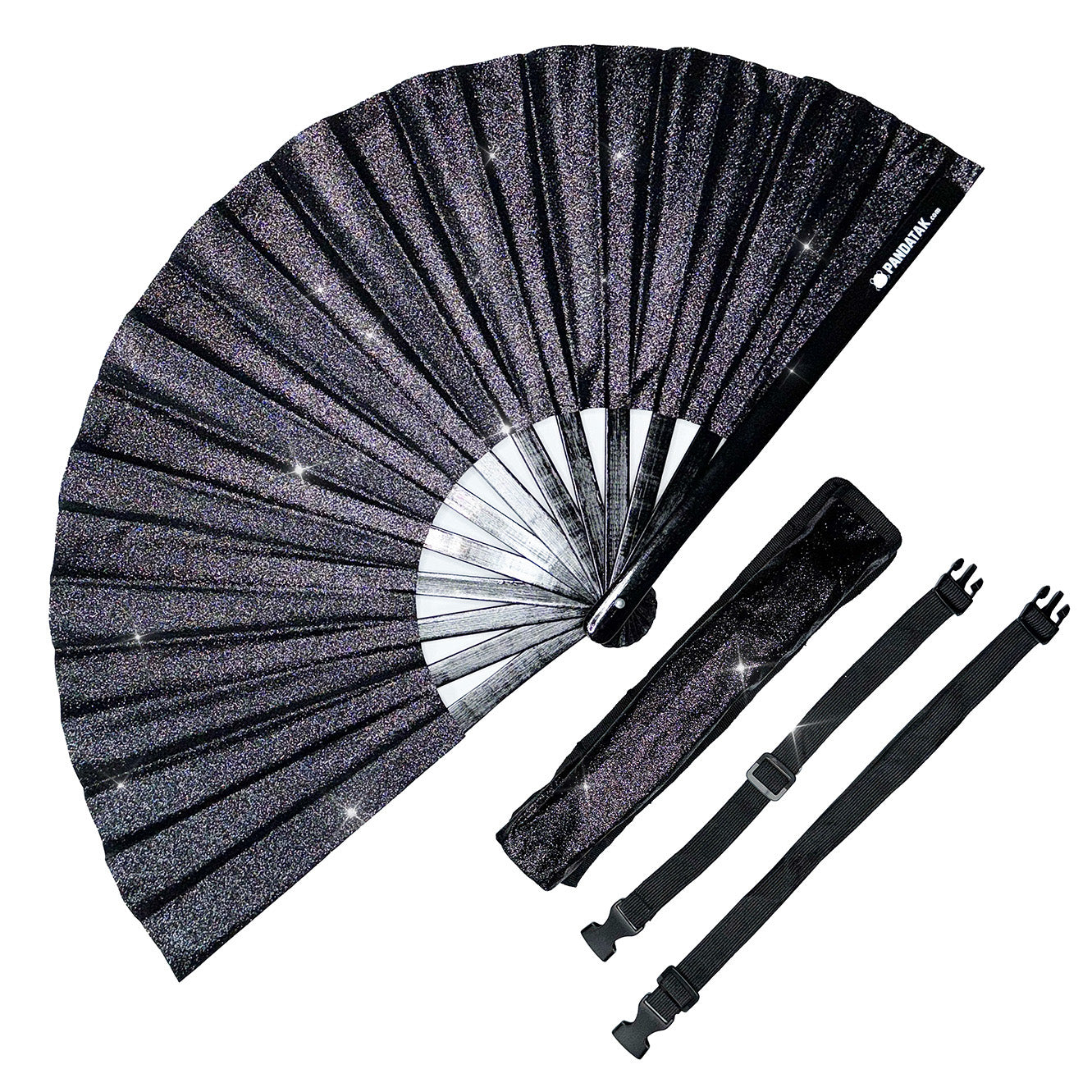 NEW Glitter Fans with Matching Fan Holsters