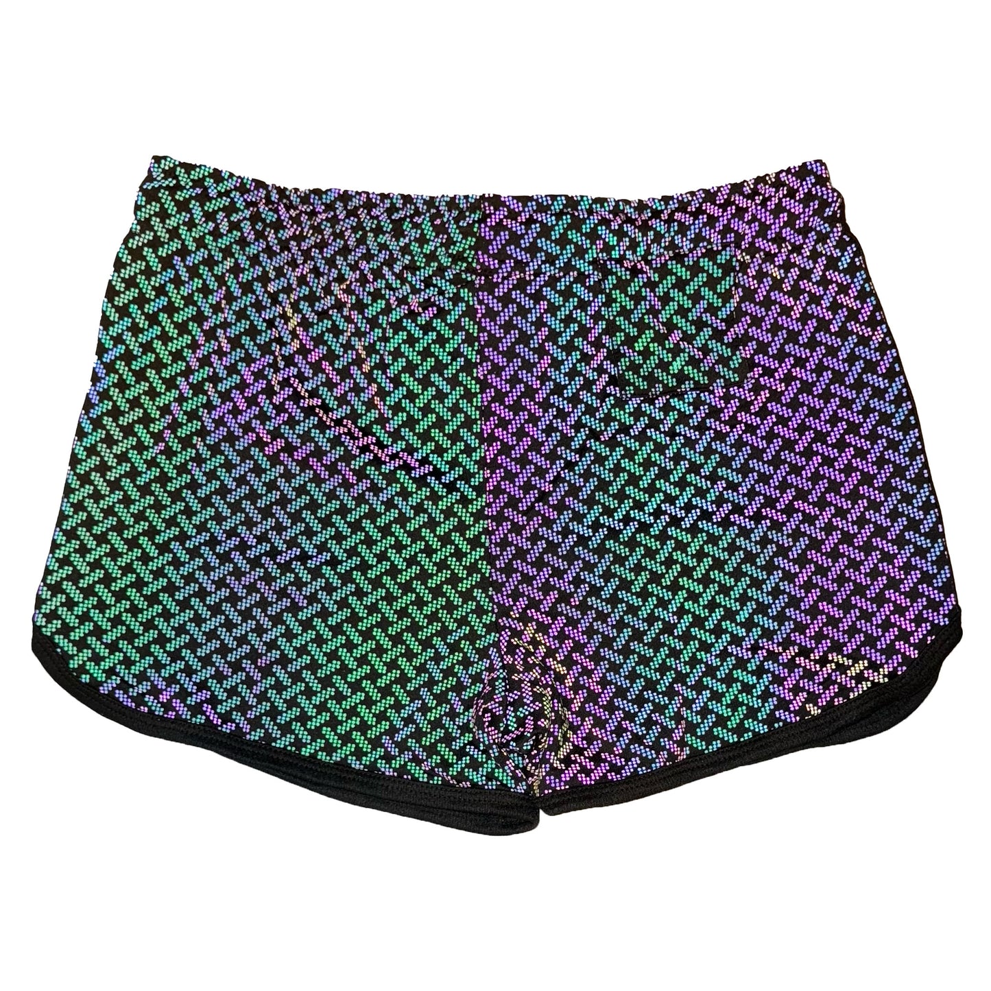 The "VPL" Party Shorts - Flash Reflective Weave