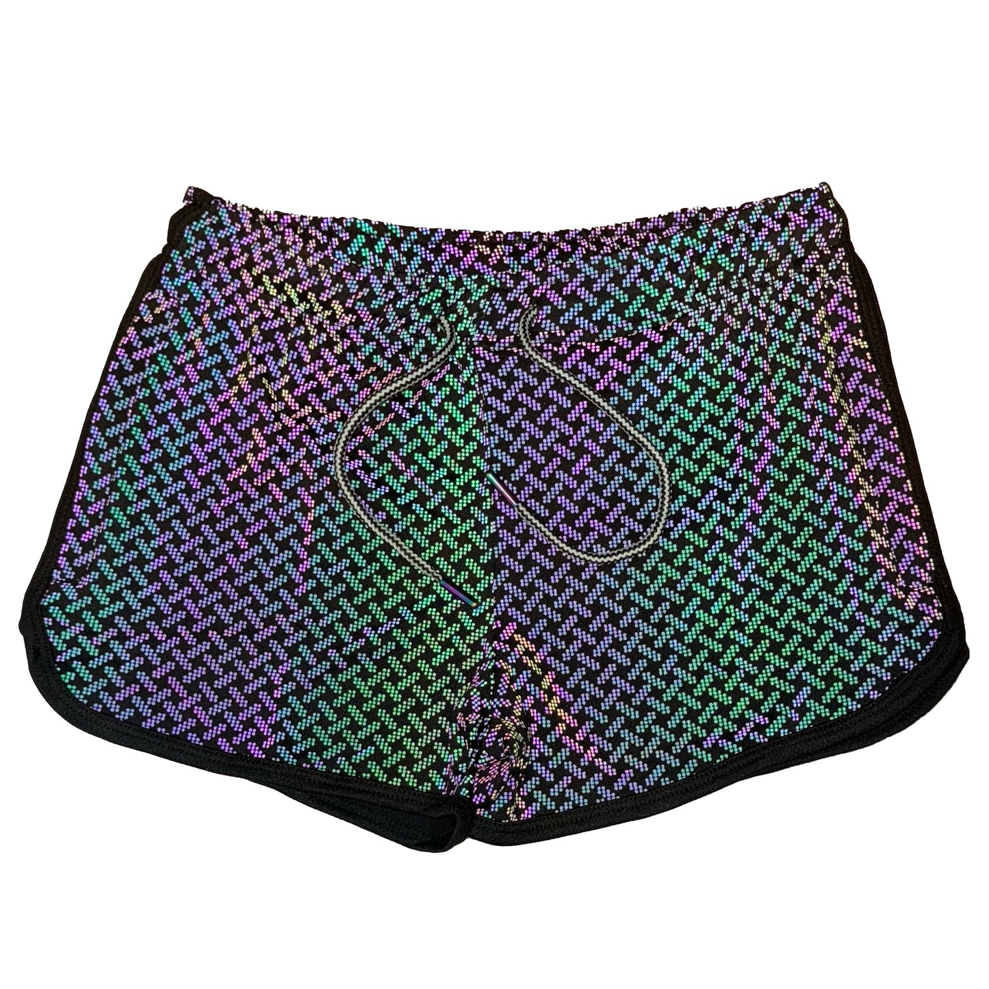 The "VPL" Party Shorts - Flash Reflective Weave