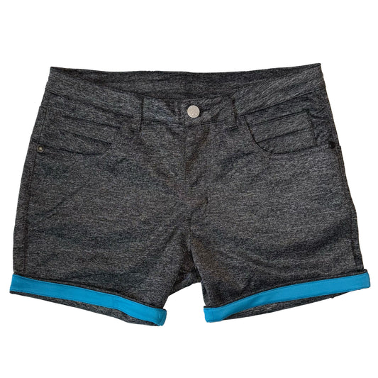 Grey-Blue Huggers 5-in Inseam Shorts