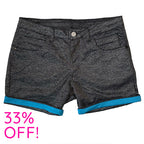 Grey-Blue Huggers 5-in Inseam Shorts
