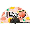 Funny Gay Rave Fan - I Eat Peach Fan - Festivals and Circuit Party Fan