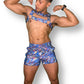 Rainbow Unicorn Splat Weekender Shorts