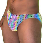 Party Bottoms - Reflective Loom Bikini Cut Party & Swim Brief