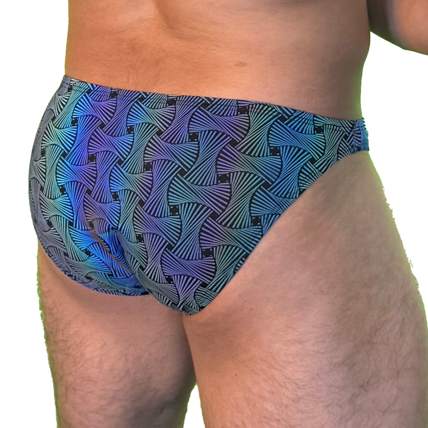 Party Bottoms - Reflective Loom Bikini Cut Party & Swim Brief