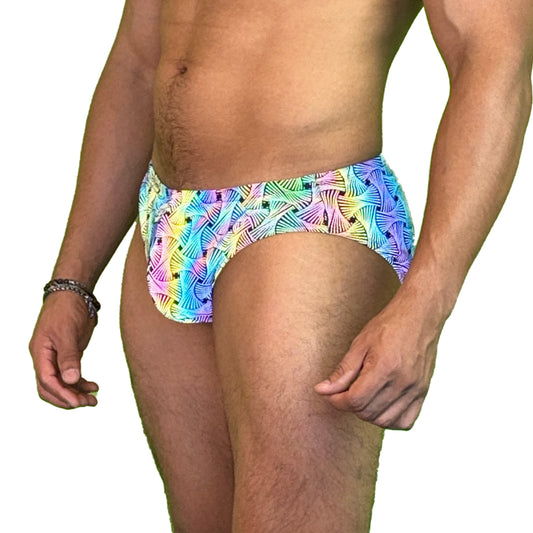 Party Bottoms - Reflective Loom Classic Cut Party & Swim Brief