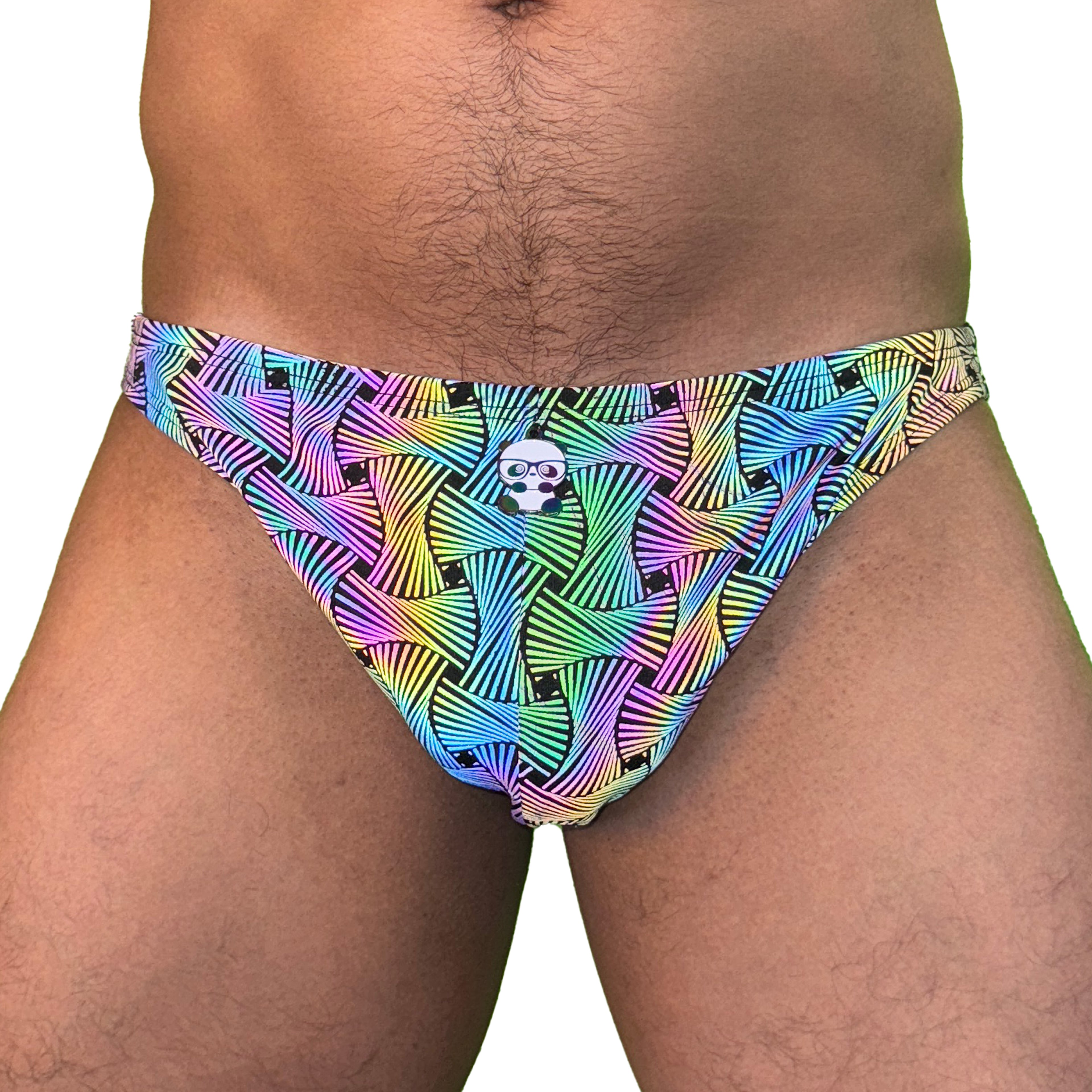 Party Bottoms - Reflective Loom Bikini Cut Party & Swim Brief