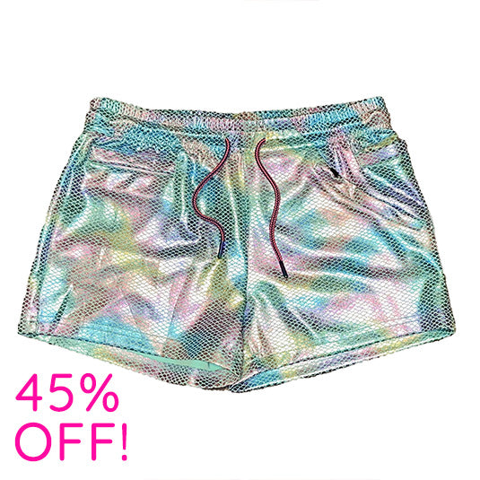 The Zaddy Shorts - Rainbow Mermaid