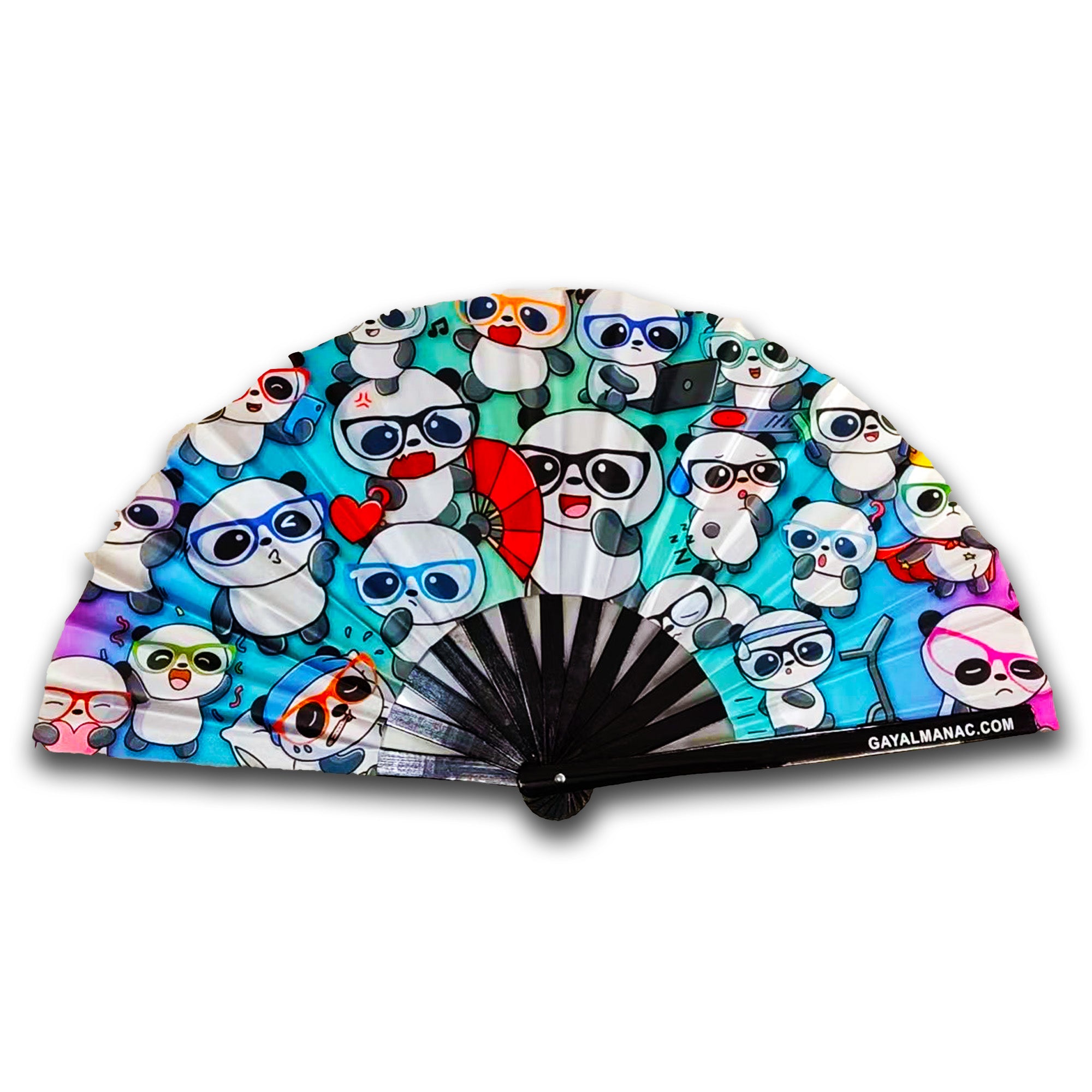 Gay Almanac Panda Party Fan