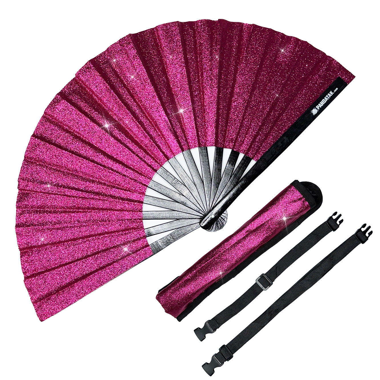 NEW Glitter Fans with Matching Fan Holsters