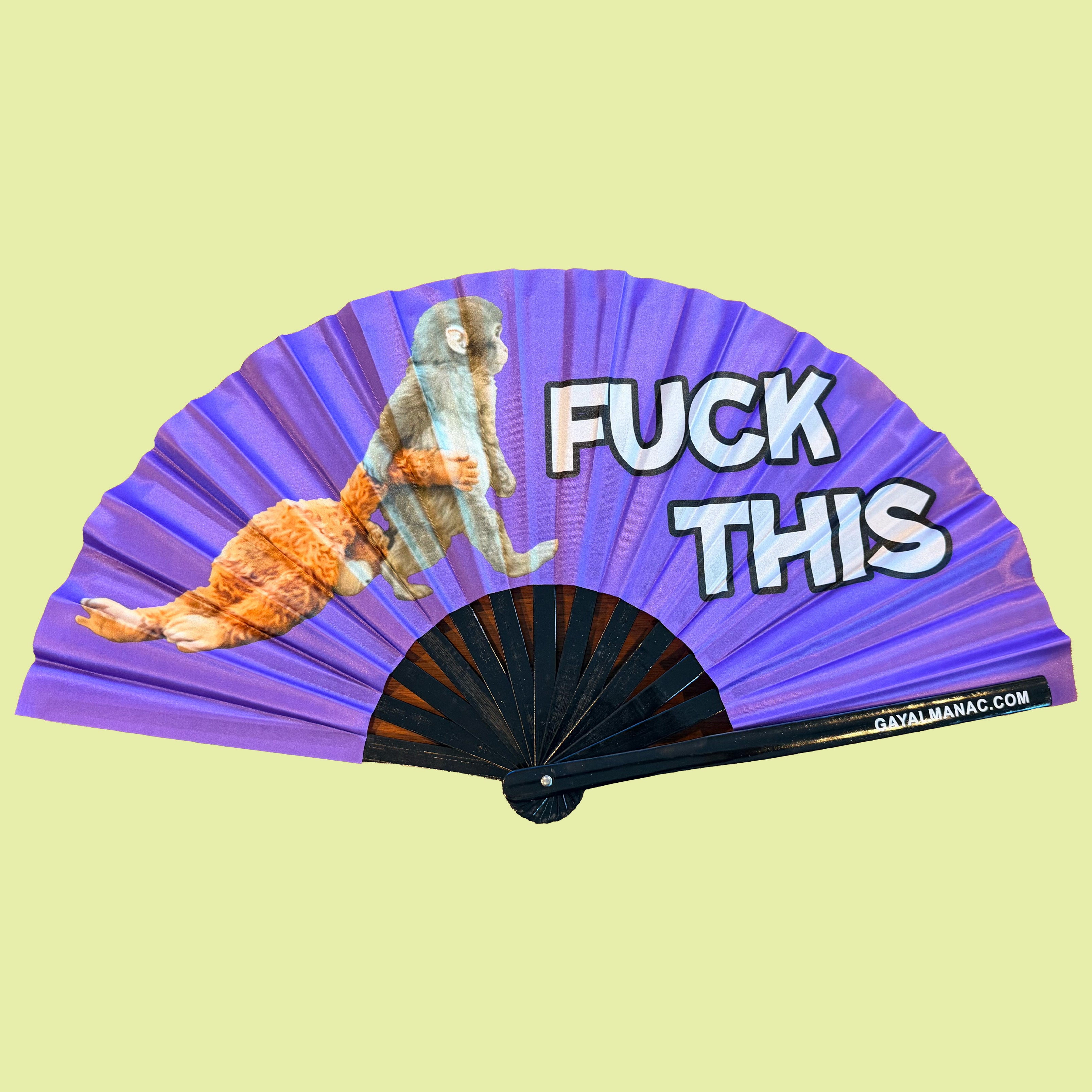 Festival and Party Clack Fan - Punch Monkey Fuck This Fan