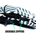 Anti-Theft Phone Bag - The Silver ZIGZAG Vers Murse Collection