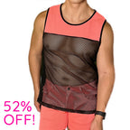 UV Pink Mesh Tank