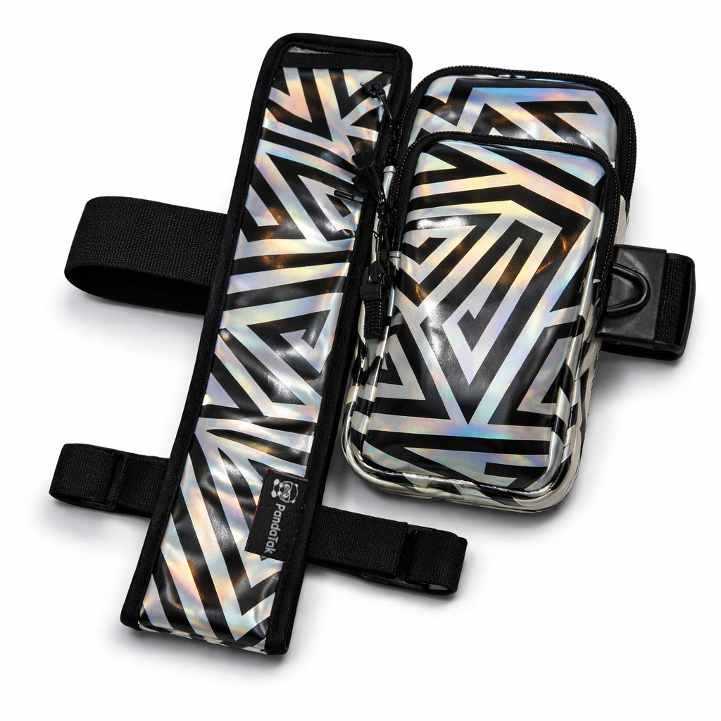 Anti-Theft Phone Bag - The Silver ZIGZAG Vers Murse Collection