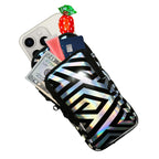 Anti-Theft Phone Bag - The Silver ZIGZAG Vers Murse Collection