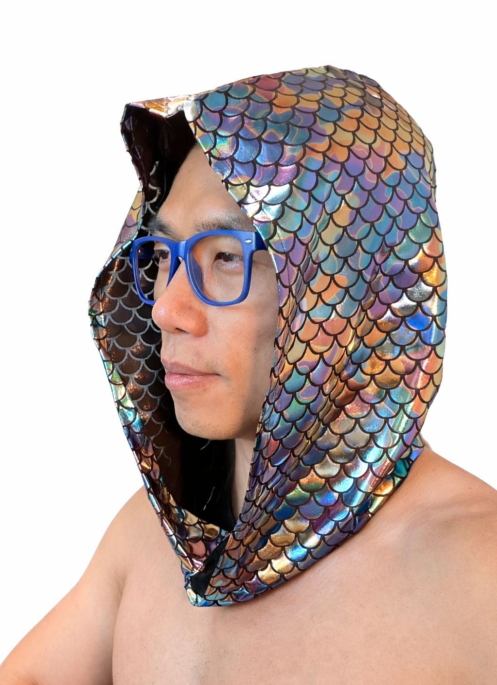 Mermaid Rave Hood