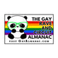 Gay Almanac Mini Flag