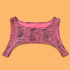 Fashion Harness - Electric Pink Snakeskin