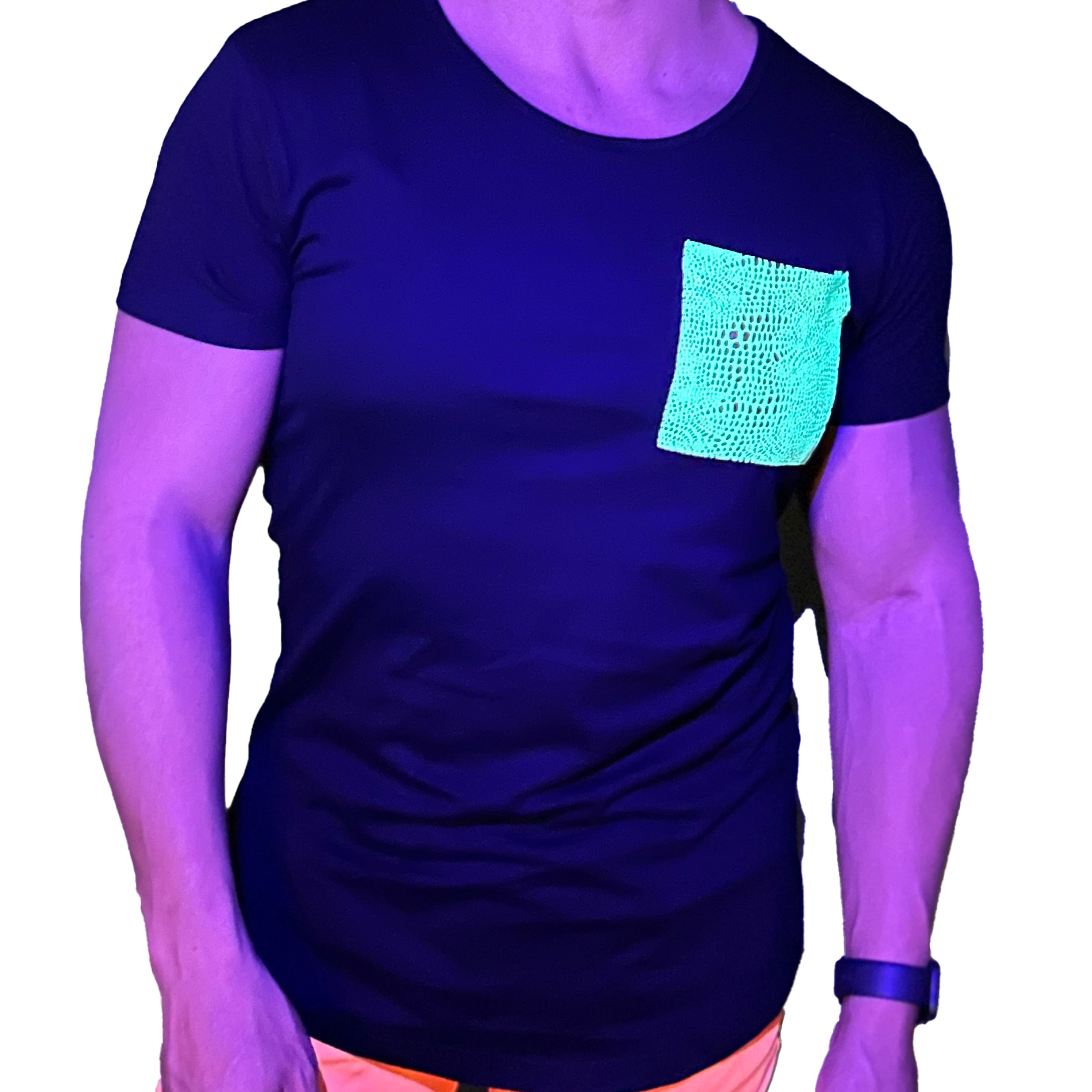 Green Snakeskin Pocket T