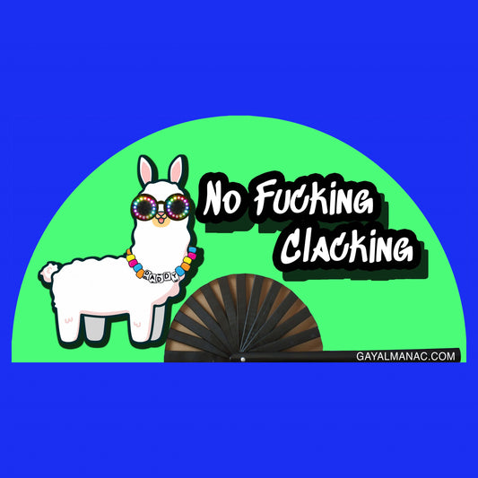 Rave Llama No Clacking Fan