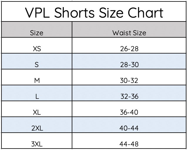 The "VPL" Party Shorts - Electric Blue