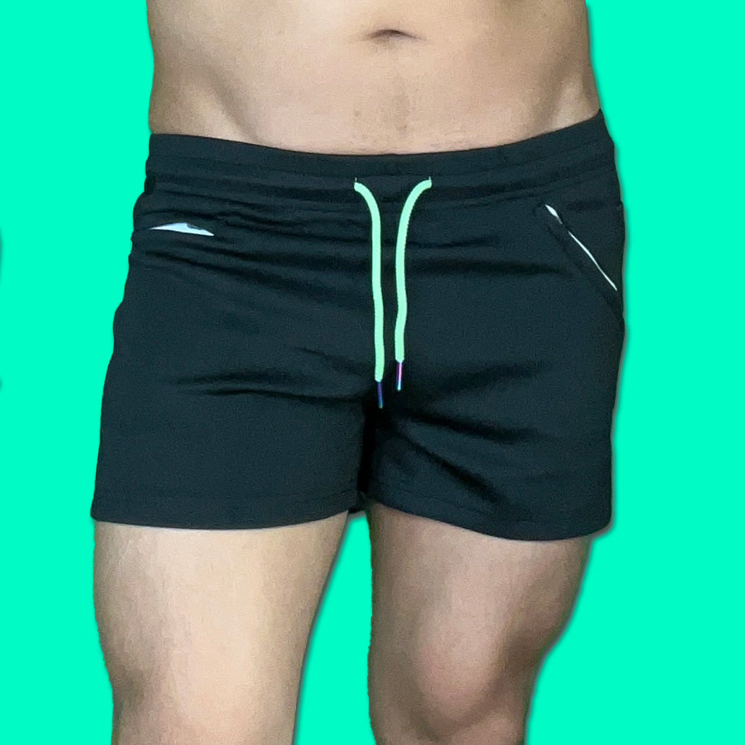 The Zaddy Shorts - Midnight Black